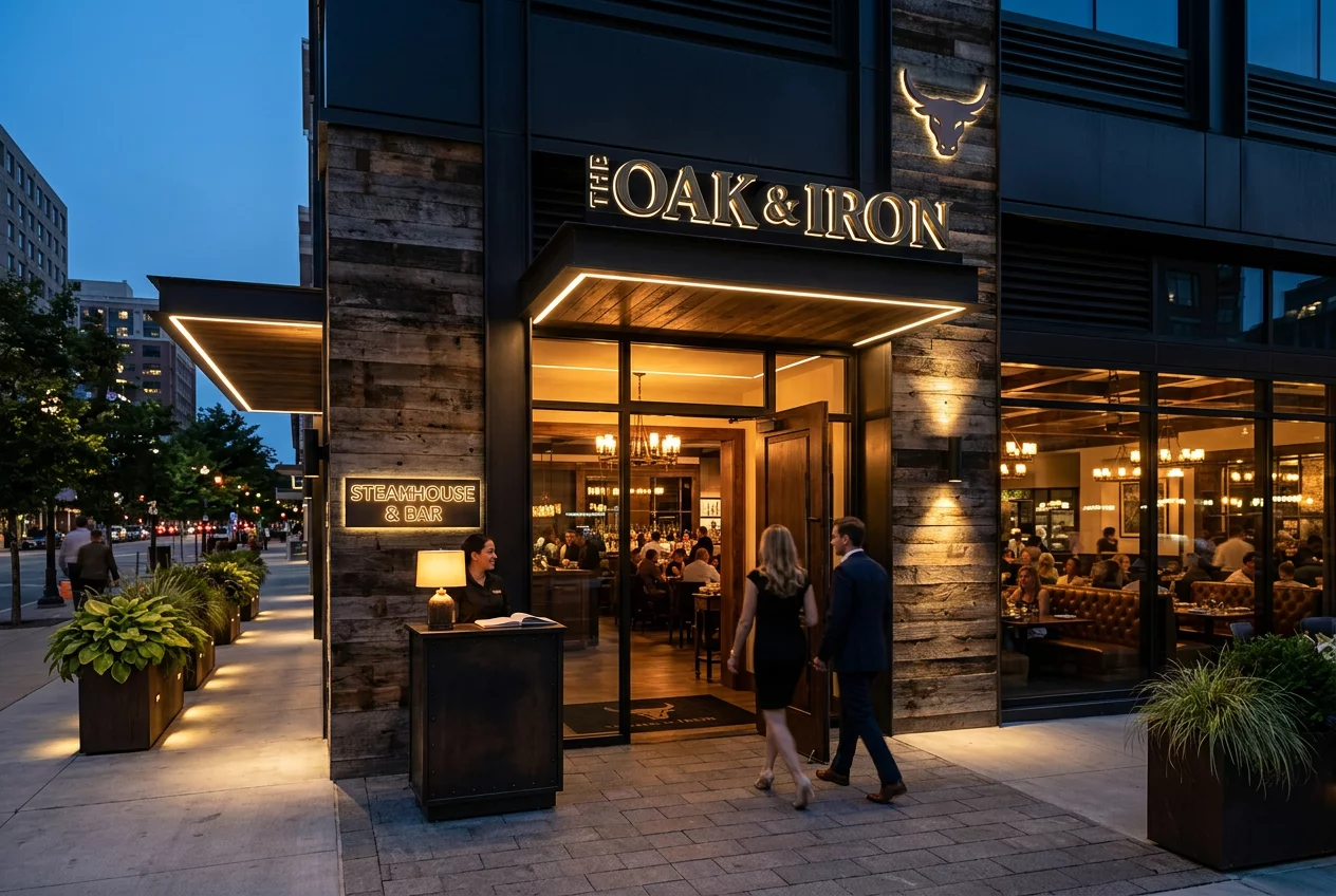 Gordon Ramsay Steak Entrance